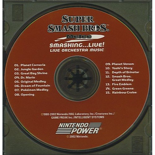 Super Smash Bros Melee Smashing Live CD Scan