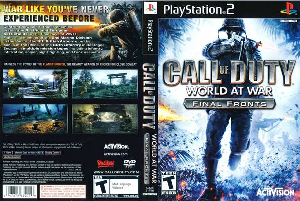 Call Of Duty World At War Final Fronts Usa Enfr Iso 0609